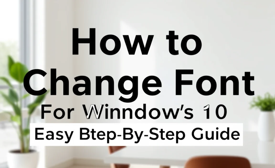 How To Change Font For Windows 10: Easy Step-By-Step Guide - wingeek