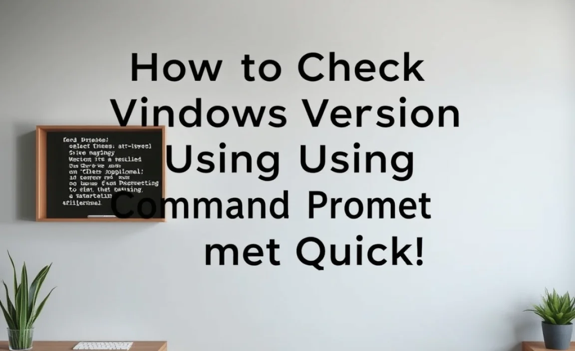 How To Check Windows Version Using Command Prompt Quickly - wingeek