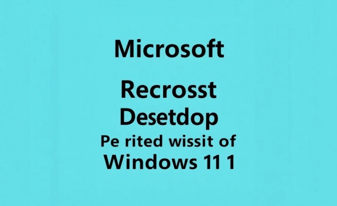 remote desktop microsoft download windows 11