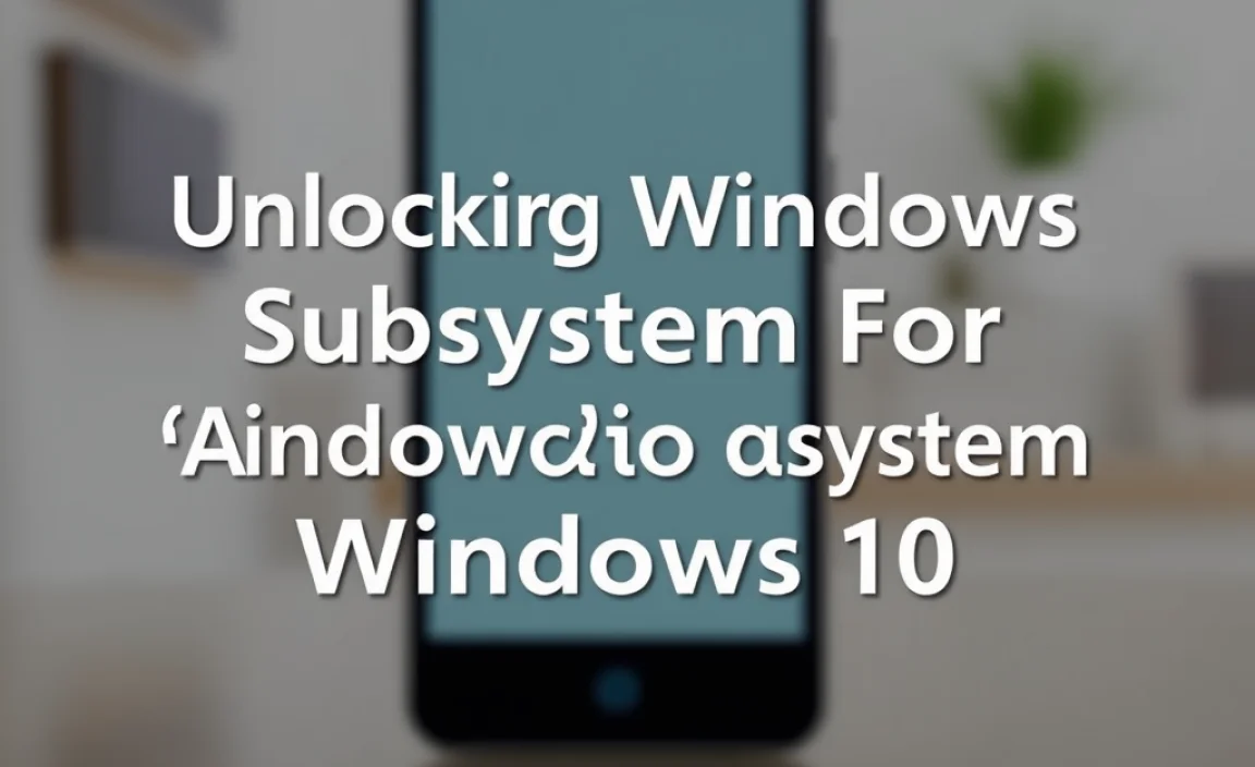 Unlocking Windows Subsystem For Android On Windows 10 - wingeek
